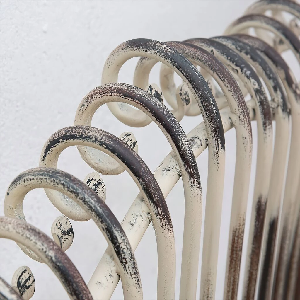 2-Sitzer Gartenbank Aus Schmiedeeisen Romantisch - Yacine 5 2-Sitzer Gartenbank Aus Schmiedeeisen Romantisch - Yacine – Bild 3