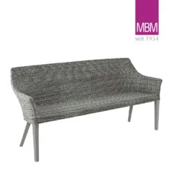 3-Sitzer Bank In Stone Grey Für Den Garten Von MBM - Bank Tortuga