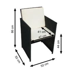 4-Sitzer Rattan Sitzecke - Schnell Verstaubar - Nicruma Möbelset -Gartentis Verkaufe 4 sitzer rattan sitzecke schnell verstaubar nicruma moebelset9