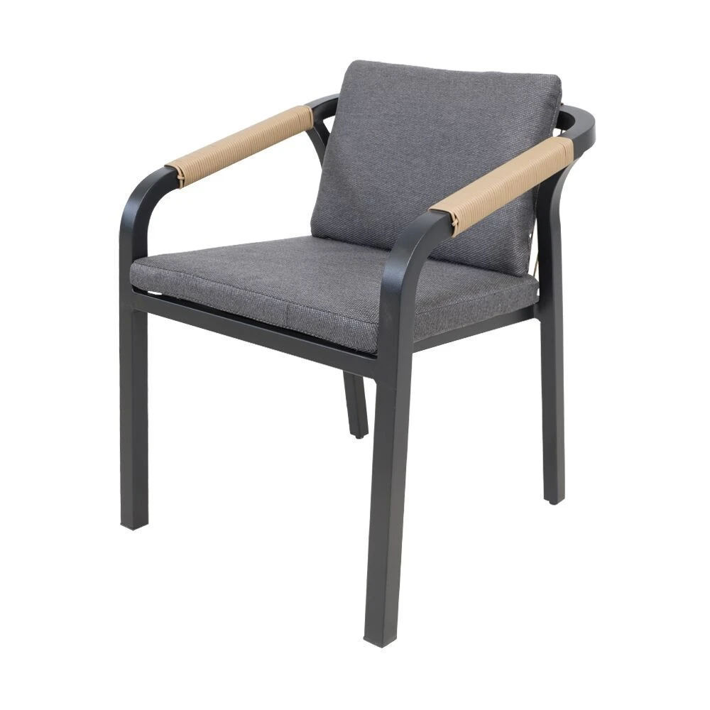 Aluminium Sitzgruppe Für 4 Personen Mit Rundem Tisch - Promiran 5 Aluminium Sitzgruppe Für 4 Personen Mit Rundem Tisch - Promiran – Bild 3