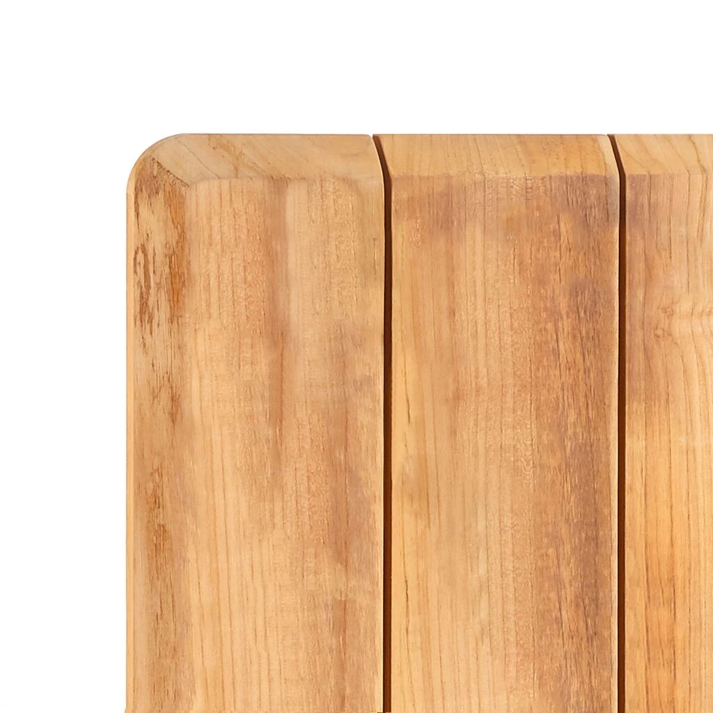 Anthrazit Alu Klapptisch 140cm Mit Teakholzplatte - Ominamo 5 Anthrazit Alu Klapptisch 140cm Mit Teakholzplatte - Ominamo – Bild 3