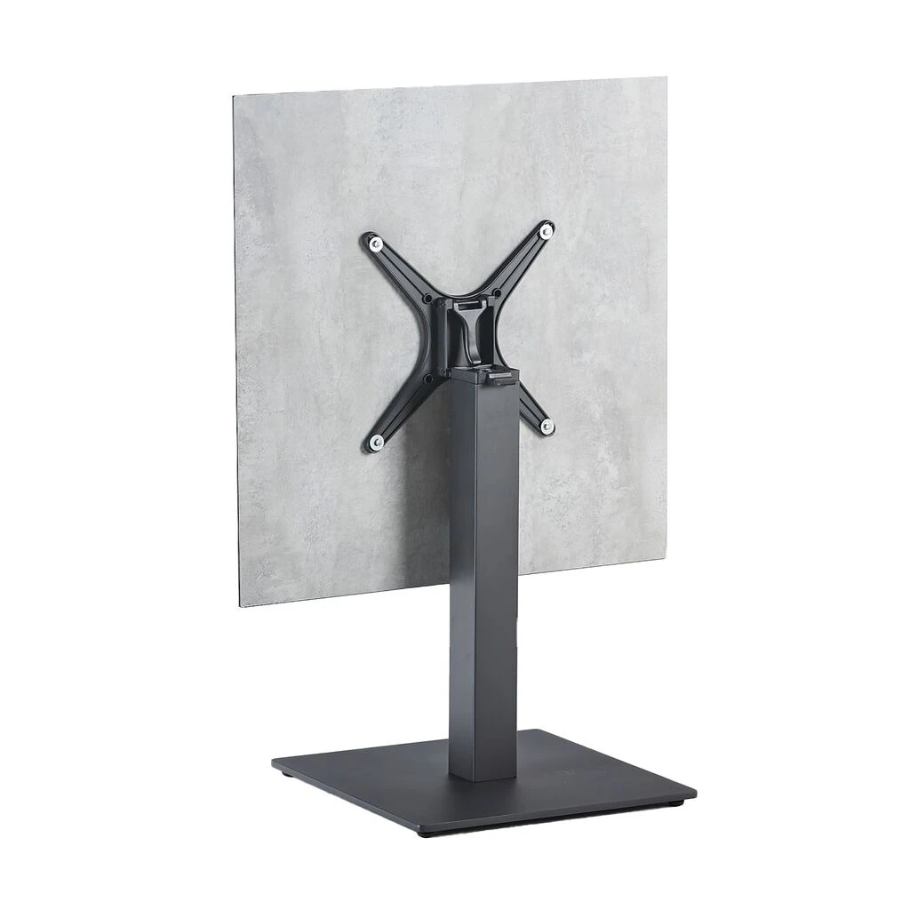 Anthrazit Alu Klapptisch Mit HPL-Platte In Cement-Optik - 80x80cm - Osarana 4 Anthrazit Alu Klapptisch Mit HPL-Platte In Cement-Optik - 80x80cm - Osarana – Bild 2