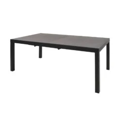 Anthrazit Alu Outdoor-Tisch Verlängerbar - Ausziehtisch Venu