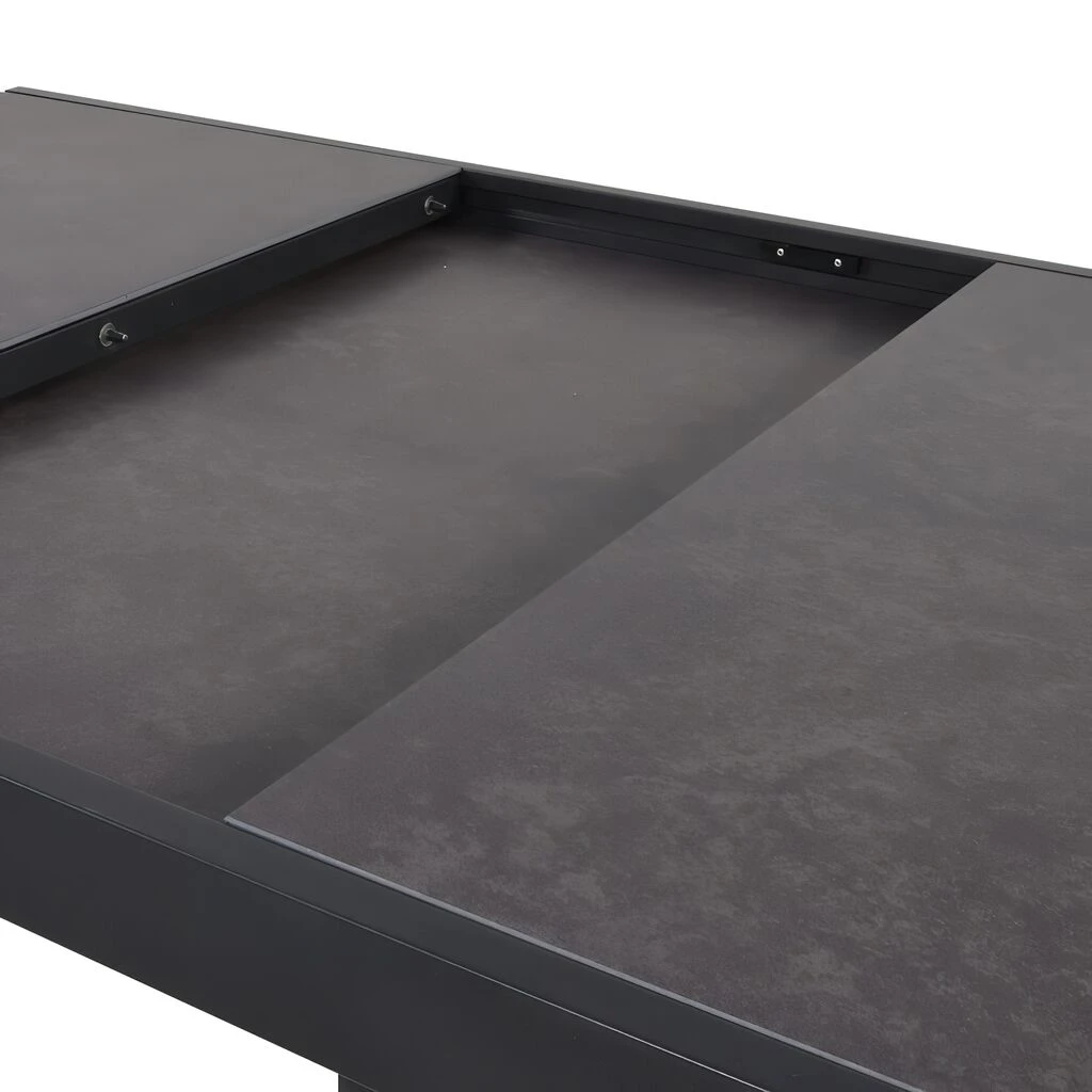 Anthrazit Alu Outdoor-Tisch Verlängerbar - Ausziehtisch Venu 6 Anthrazit Alu Outdoor-Tisch Verlängerbar - Ausziehtisch Venu – Bild 4