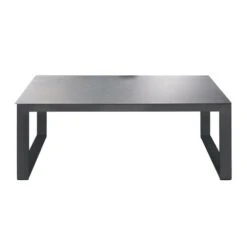 Anthrazit Loungetisch Aus Alu Mit Keramikplatte - Loungetisch Rano