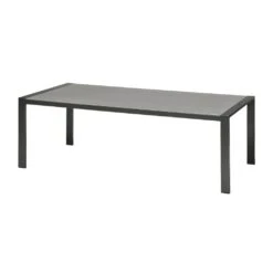 Anthrazit Outdoor-Tisch Aus Alu - 218cm - Esstisch Heron