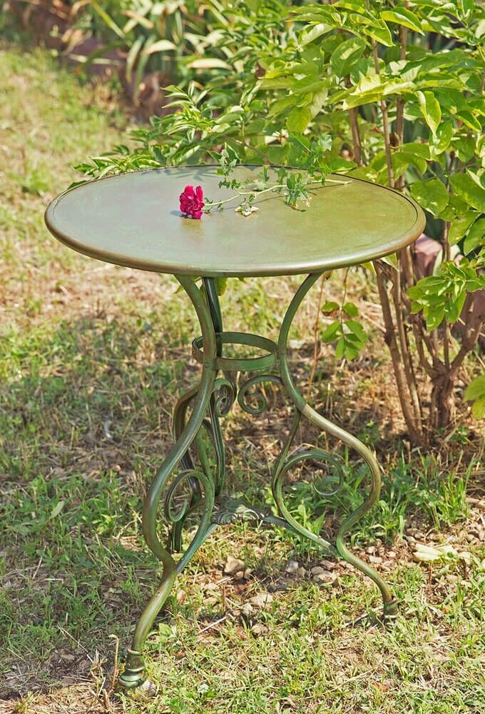 Antik Gartenmöbel Sitzgruppe Aus Schmiedeeisen - Thierry 6 Antik Gartenmöbel Sitzgruppe Aus Schmiedeeisen - Thierry – Bild 4