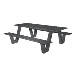 Bank-Tisch-Sitzgruppe Aus Alu Für Bis Zu 8 Personen - Bankgruppe Gloso
