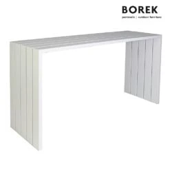 Bar Tisch Für Den Garten - Aluminium - Von Borek - 110x200x64cm - Samos Bartisch