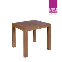 Beistelltisch Für Draußen - MBM - Holzoptik - Resysta - 45x60x60cm - Beistelltisch La Villa