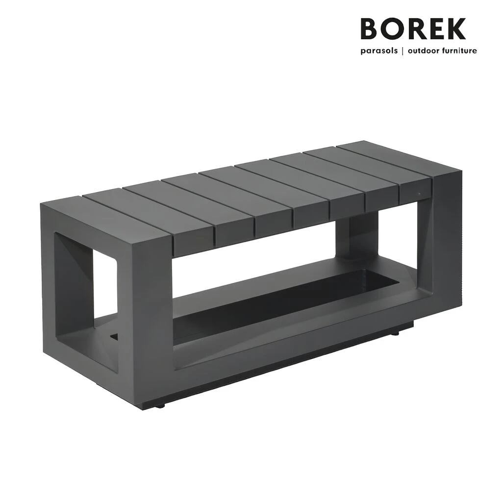 Beistelltisch Für Garten & Terrasse - Aluminium - Borek - Grau - 40x90x30cm - Murcia Beistelltisch 3 Beistelltisch Für Garten & Terrasse - Aluminium - Borek - Grau - 40x90x30cm - Murcia Beistelltisch