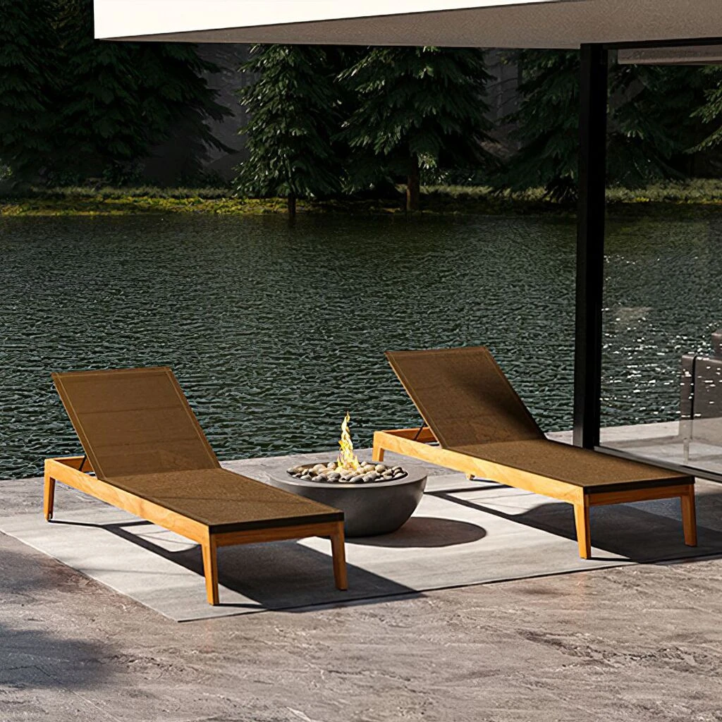 Bequeme Outdoor Sonnenliege Aus Teak Mit Rädern - Ethan Sonnenliege 7 Bequeme Outdoor Sonnenliege Aus Teak Mit Rädern - Ethan Sonnenliege – Bild 5
