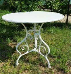 Bistro Garten Tisch Rund Aus Metall Nostalgisch - Noelie 13 Bistro Garten Tisch Rund Aus Metall Nostalgisch - Noelie -Gartentis Verkaufe bistro garten tisch rund aus metall nostalgisch noelie4