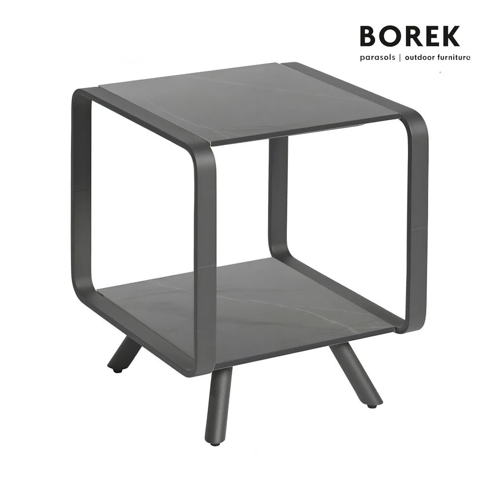Borek Beistelltisch Aus Aluminium & Dekton - Beistelltisch Double O 3 Borek Beistelltisch Aus Aluminium & Dekton - Beistelltisch Double O
