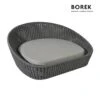 Borek Outdoor-Tagesbett Grau Mit Polster - Vigo Tagesbett