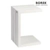 Design Garten Beistelltisch - Aluminium - Weiß - Borek - 60x40x38cm - Samos Beistelltisch -Gartentis Verkaufe design garten beistelltisch aluminium weiss borek 60x40x38cm samos beistelltisch