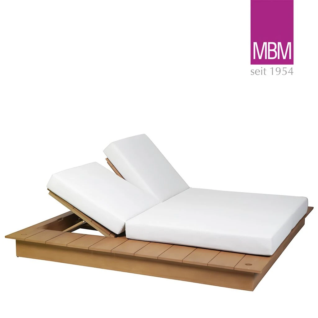 Doppelliege Aus Resysta In Borneo Mit Auflagen Von MBM - La Villa Day Bed Doppelliege 3 Doppelliege Aus Resysta In Borneo Mit Auflagen Von MBM - La Villa Day Bed Doppelliege
