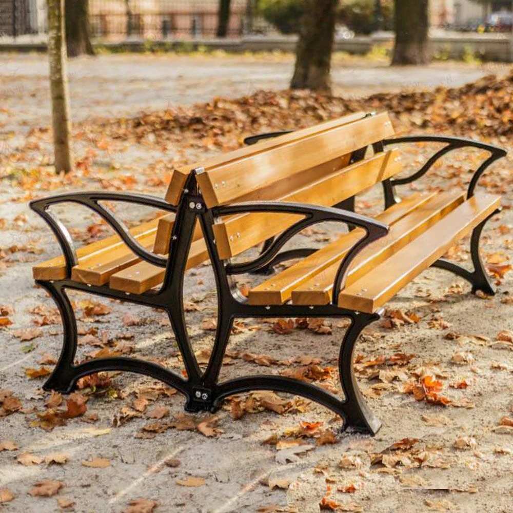 Gartentis Verkaufe -Gartentis Verkaufe doppelte gartenbank mit armlehne aus holz und gusseisen eirik2