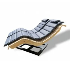 Drehbare Doppelliege Mit Polster Aus Massivholz Für Den Außenbereich - Drehliege Cuscino