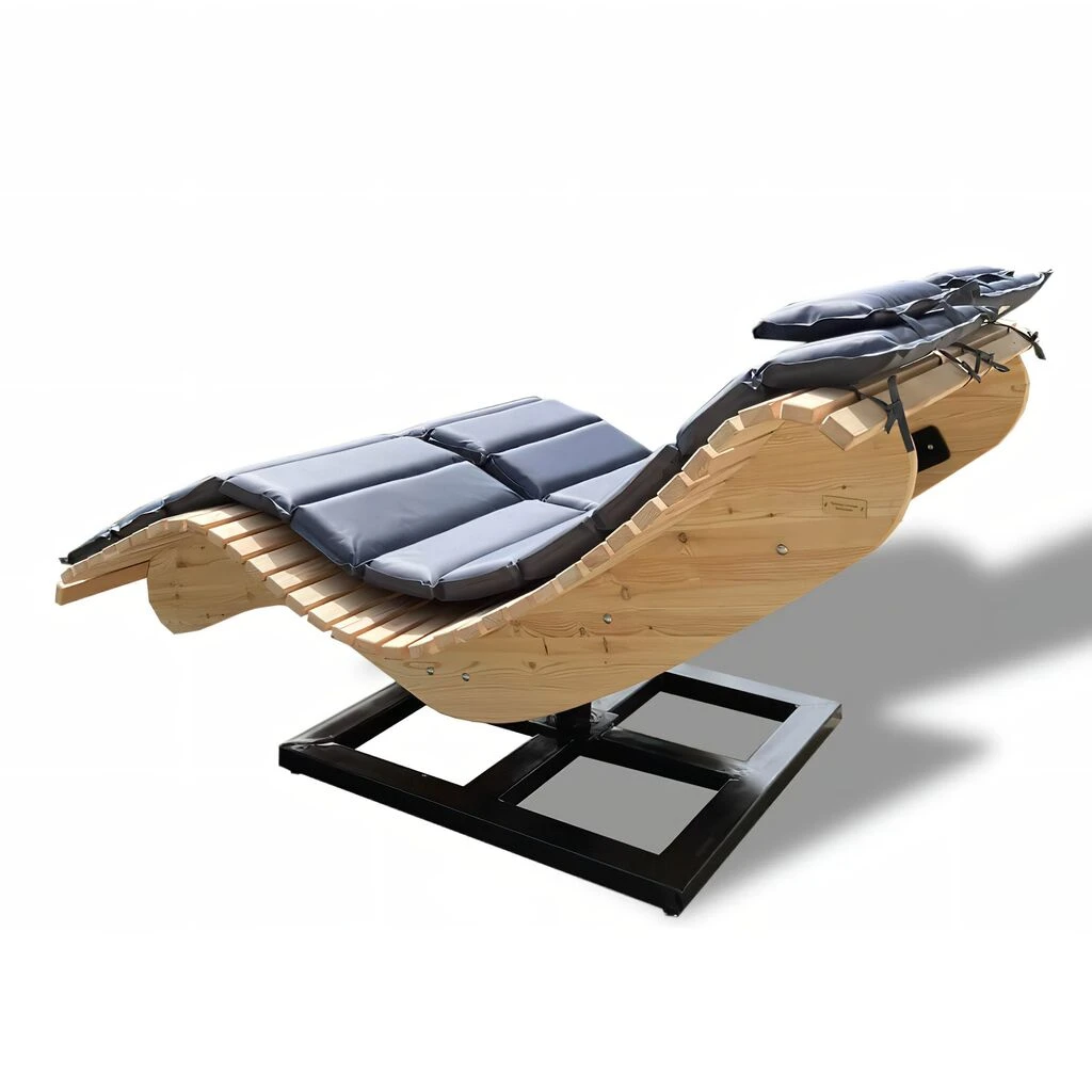 Drehbare Doppelliege Mit Polster Aus Massivholz Für Den Außenbereich - Drehliege Cuscino 4 Drehbare Doppelliege Mit Polster Aus Massivholz Für Den Außenbereich - Drehliege Cuscino – Bild 2