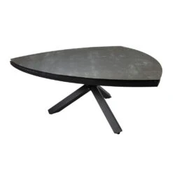 Dreieck Gartentisch 170x170cm Anthrazit - Alu Und Glaskeramik - Zupino