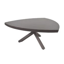 Dreieckiger Gartentisch Aus Aluminium Und Glaskeramik - Tisch Rimo