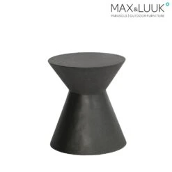 Dunkelgrauer Max & Luuk Beistelltisch Aus Glasfaserkunststoff Für Den Garten - Connor Beistelltisch