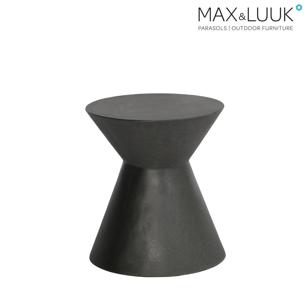 Dunkelgrauer Max & Luuk Beistelltisch Aus Glasfaserkunststoff Für Den Garten - Connor Beistelltisch 3 Dunkelgrauer Max & Luuk Beistelltisch Aus Glasfaserkunststoff Für Den Garten - Connor Beistelltisch