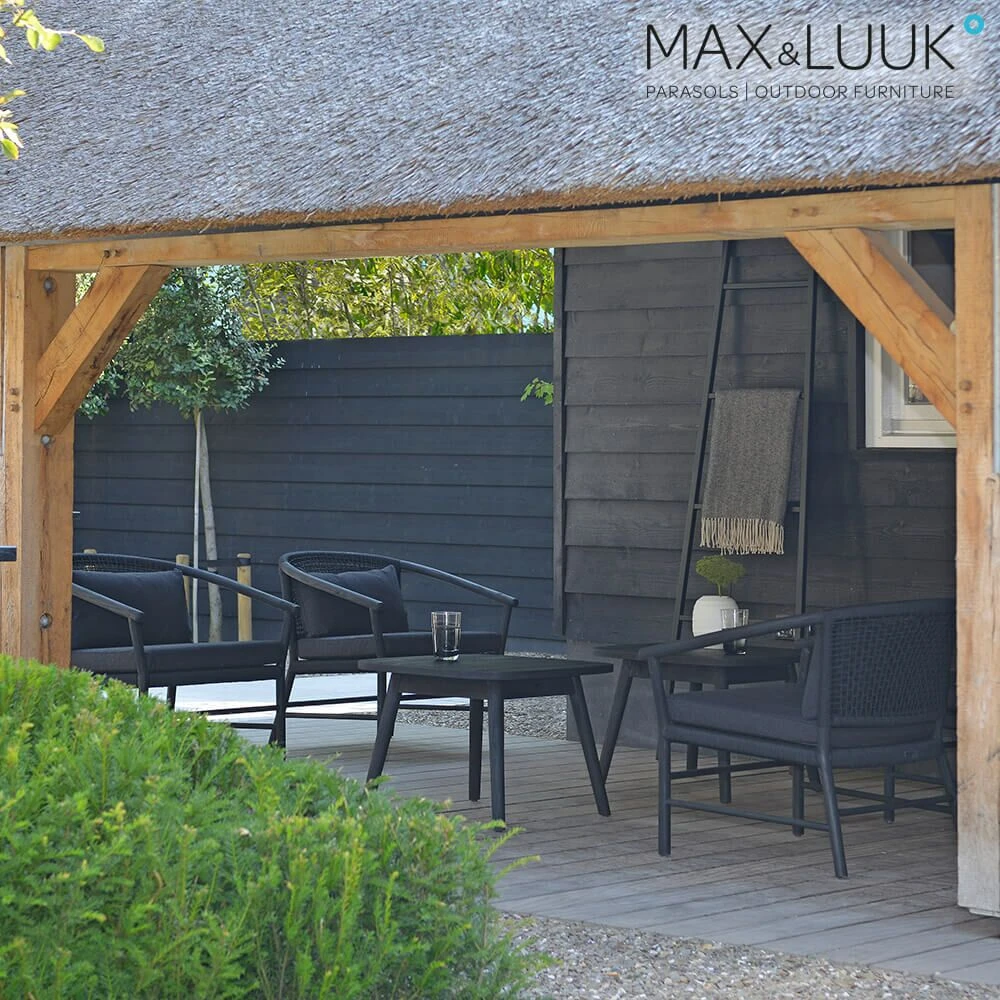 Dunkelgrauer Teakholz Beistelltisch Von Max & Luuk Für Den Garten - Lennon Beistelltisch 4 Dunkelgrauer Teakholz Beistelltisch Von Max & Luuk Für Den Garten - Lennon Beistelltisch – Bild 2