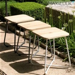 Eckiger Beistelltisch Aus Aluminium & Teakholz - 40x40cm - Max&Luuk - Liz Beistelltisch 11 Eckiger Beistelltisch Aus Aluminium & Teakholz - 40x40cm - Max&Luuk - Liz Beistelltisch -Gartentis Verkaufe eckiger beistelltisch aus aluminium teakholz 40x40cm max luuk liz beistelltisch5