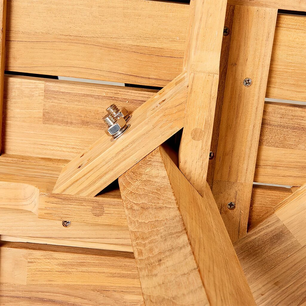 Eckiger Gartentisch Aus Teakholz & Alu - 217x90cm - Rory Gartentisch 8 Eckiger Gartentisch Aus Teakholz & Alu - 217x90cm - Rory Gartentisch – Bild 6