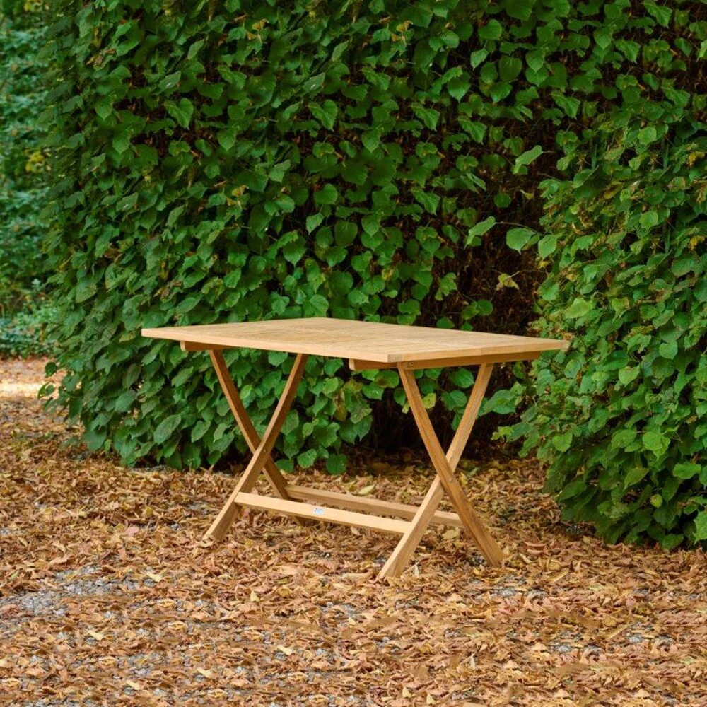 Eckiger Klapptisch Aus Teakholz Für Den Garten - Masie Klapptisch 3 Eckiger Klapptisch Aus Teakholz Für Den Garten - Masie Klapptisch