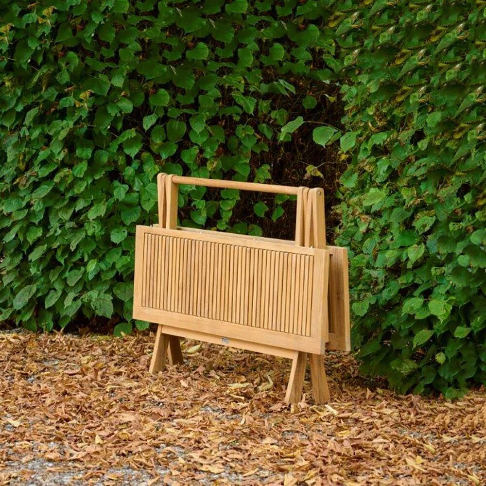 Eckiger Klapptisch Aus Teakholz Für Den Garten - Masie Klapptisch 6 Eckiger Klapptisch Aus Teakholz Für Den Garten - Masie Klapptisch – Bild 4