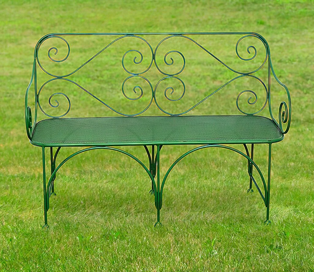 Elegante Antik Garten Sitzbank Aus Gusseisen - Milaine 5 Elegante Antik Garten Sitzbank Aus Gusseisen - Milaine – Bild 3