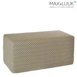 Eleganter Outdoor Hocker Von Max & Luuk Mit Sunbrella Stoff - Ian Hocker