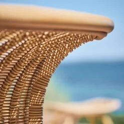 Elegantes Gartensofa Aus Alu-Rattan In Der Farbe Natur - Gartensofa Enna -Gartentis Verkaufe elegantes gartensofa aus alu rattan in der farbe natur gartensofa enna4