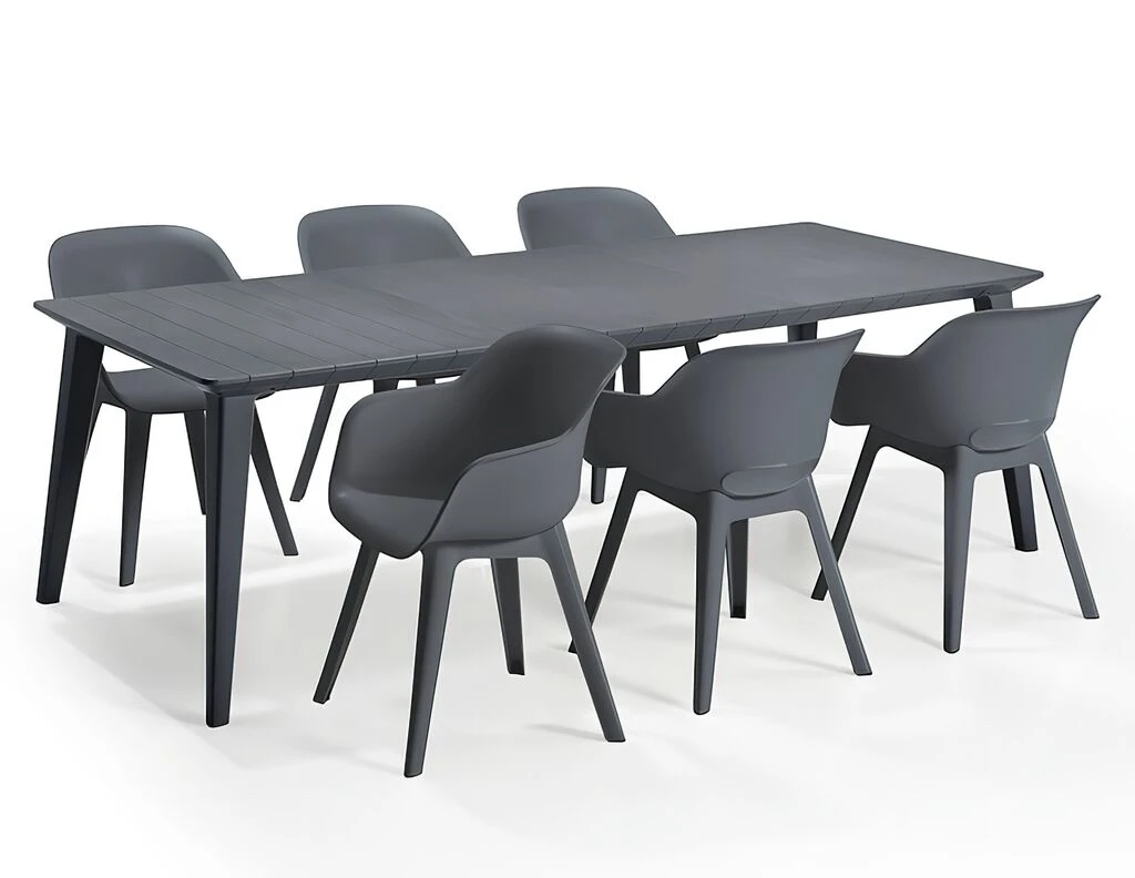 Essecke Für 6 Personen Aus Polypropylen - Sitzecke Ruga 4 Essecke Für 6 Personen Aus Polypropylen - Sitzecke Ruga – Bild 2