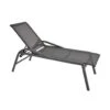 Extra Hohe Alu Sonnenliege Mit Textylenbespannung - Schwarzgrau - Liege Tigra -Gartentis Verkaufe extra hohe alu sonnenliege mit textylenbespannung schwarzgrau liege tigra