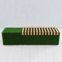 Formschnitt Gartenbank - Holz, GFK & Kunstrasen - Grün - Fenix 11 Formschnitt Gartenbank - Holz, GFK & Kunstrasen - Grün - Fenix -Gartentis Verkaufe formschnitt gartenbank holz gfk kunstrasen gruen fenix3