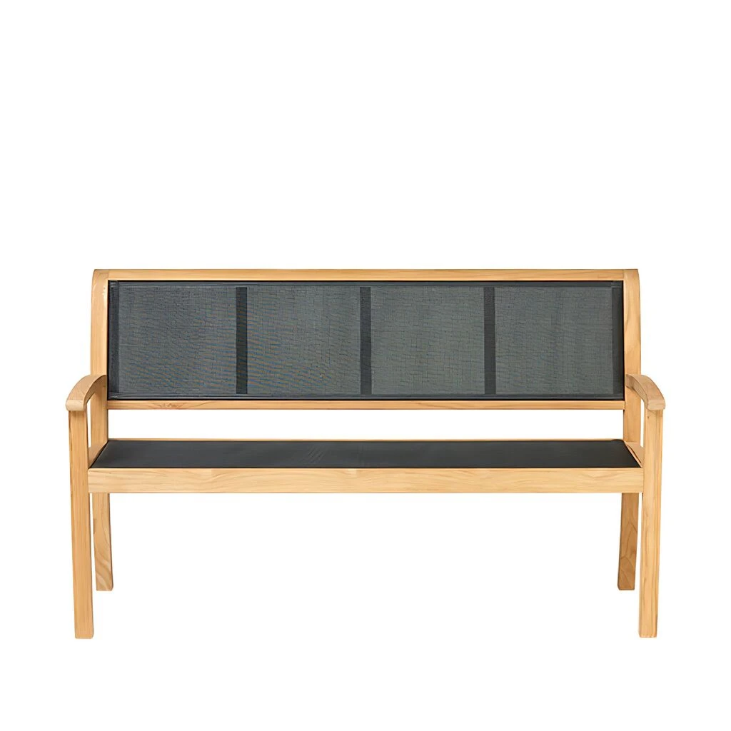 Formschöne Gartenbank Aus Teakholz Mit Armlehnen - Harriett Gartenbank 4 Formschöne Gartenbank Aus Teakholz Mit Armlehnen - Harriett Gartenbank – Bild 2