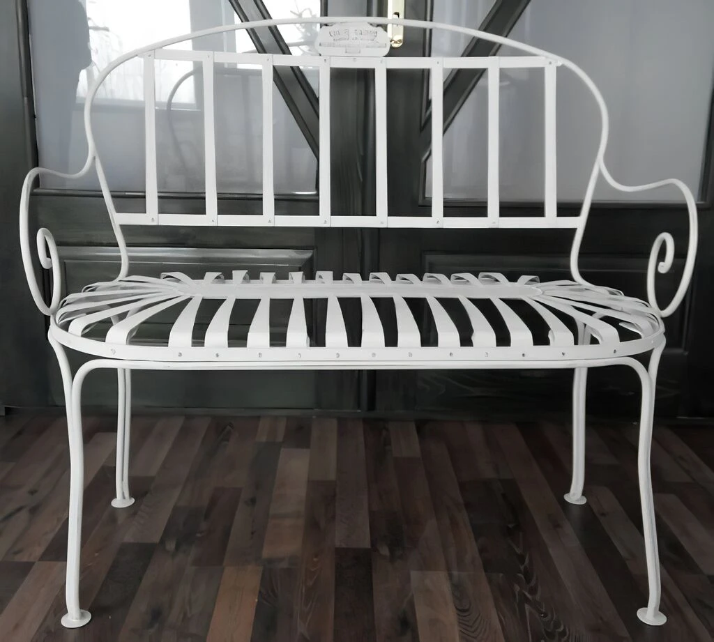 Französische Sitzbank Für Den Garten Antik - Mareva 5 Französische Sitzbank Für Den Garten Antik - Mareva – Bild 3