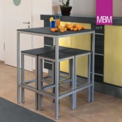 Garten Bar Set Aus Aluminium & Resysta - MBM - Tisch & 4 Barhocker - Dice Bar Set 7 Garten Bar Set Aus Aluminium & Resysta - MBM - Tisch & 4 Barhocker - Dice Bar Set -Gartentis Verkaufe garten bar set aus aluminium resysta mbm tisch 4 barhocker dice bar set3
