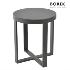 Garten Beistelltisch Aus Aluminium - Borek - Modern - Rund - Force Beistelltisch