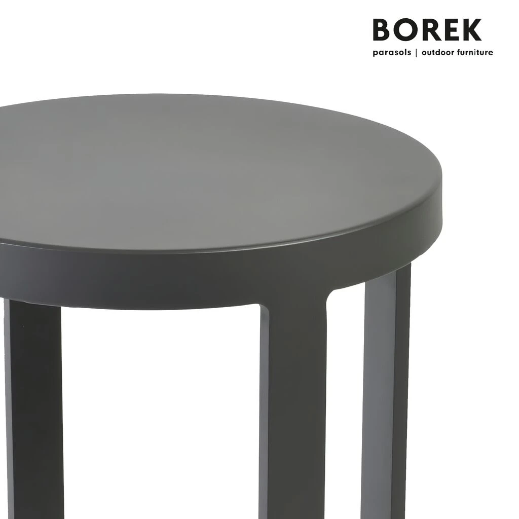 Garten Beistelltisch Aus Aluminium - Borek - Modern - Rund - Force Beistelltisch 4 Garten Beistelltisch Aus Aluminium - Borek - Modern - Rund - Force Beistelltisch – Bild 2