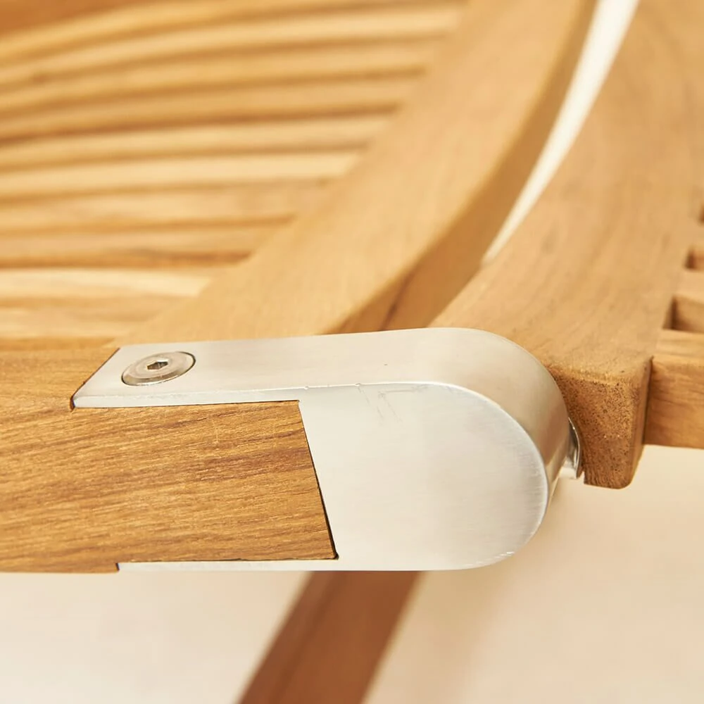 Garten Liegestuhl Aus Teakholz - Modern - Lola Deckchair 5 Garten Liegestuhl Aus Teakholz - Modern - Lola Deckchair – Bild 3