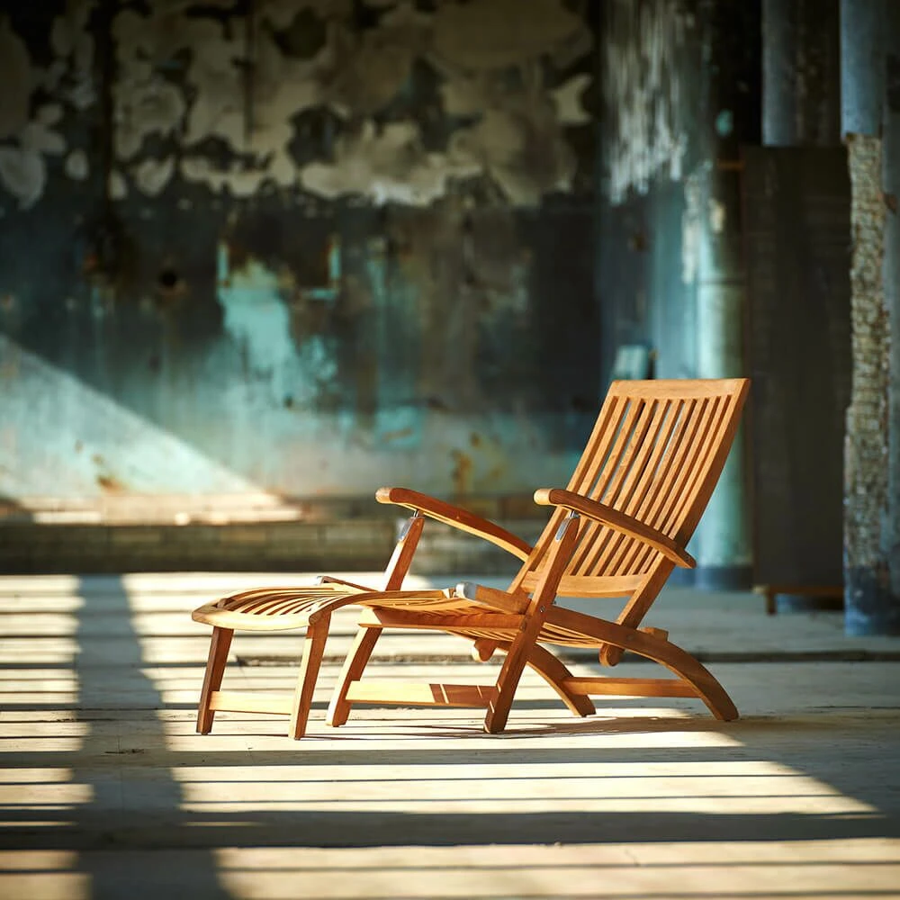 Garten Liegestuhl Aus Teakholz - Modern - Lola Deckchair 7 Garten Liegestuhl Aus Teakholz - Modern - Lola Deckchair – Bild 5