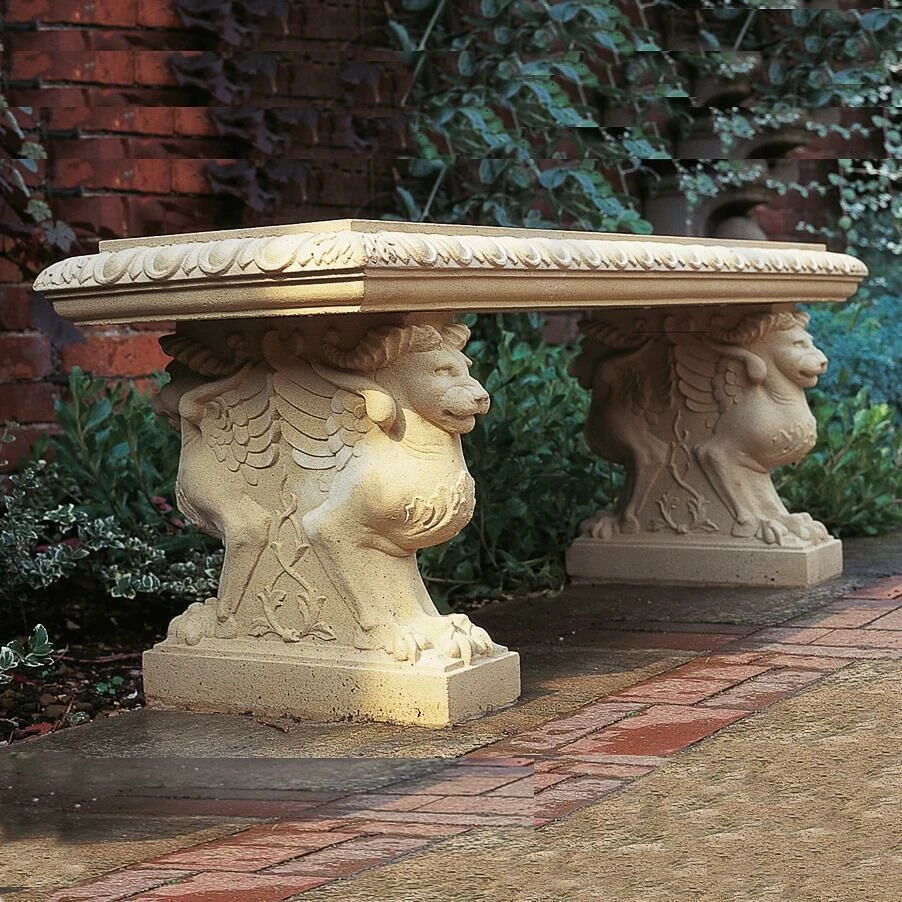 Garten Sitzbank Antik Stein - Whitesands Bay 3 Garten Sitzbank Antik Stein - Whitesands Bay