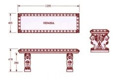 Garten Sitzbank Antik Stein - Whitesands Bay 8 Garten Sitzbank Antik Stein - Whitesands Bay -Gartentis Verkaufe garten sitzbank antik stein whitesands bay3