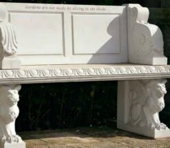 Garten Steinbank Mit Lehne - Raynham Hall 9 Garten Steinbank Mit Lehne - Raynham Hall -Gartentis Verkaufe garten steinbank mit lehne raynham hall3