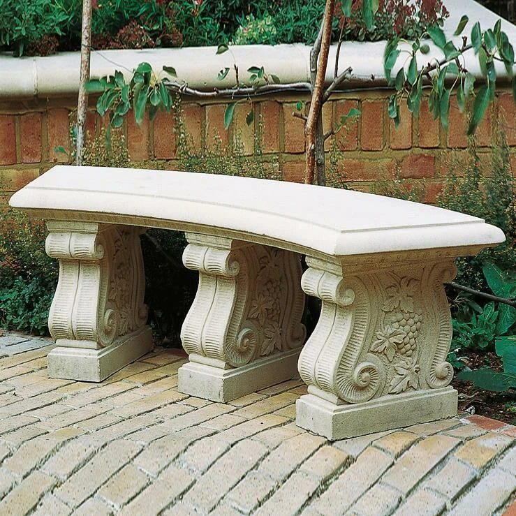 Garten Steinbank Rund - Brighton Hall 3 Garten Steinbank Rund - Brighton Hall